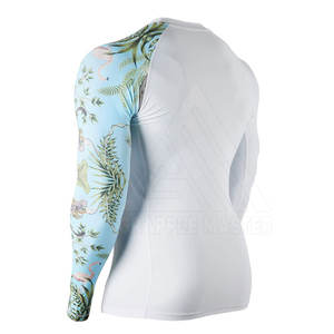 Best Selling <b>MMA</b> <b>Rash</b> <b>Guard</b> Plain Dyed Soft Fabric New Stock Price - Product Image 2