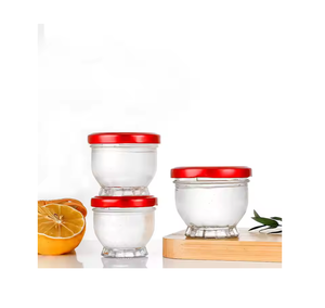 Pot en verre pour boîte à miel 180ml 360ml 720ml Meilleur pot de bouteille de sirop de miel avec couvercle en laiton avec vente en gros - Product Image 5