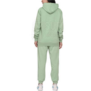 Conjunto Deportivo de Dos Piezas para Mujer, Cómodo, Estampado, Ligero, 100% Algodón, Ropa Deportiva para Correr - Product Image 3