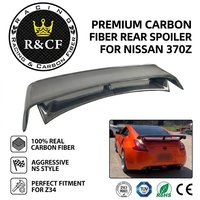 Aileron arrière double couche de style NS en fibre de carbone pour Nissan 370Z Z34 Fairlady 2009-2021 S9