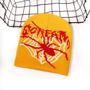 Gorro de punto personalizado Jacquard con logotipo bordado, gorro de invierno de punto acrílico, gorro de sublimación de punto ajustado - Product Image 4