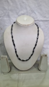 Cuentas de diamantes de fantasía de moissanita negra - Product Image 3