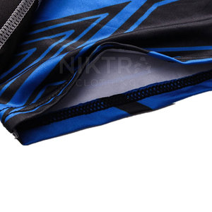 T-shirt de compression à manches courtes pour homme, performance et entraînement, en Spandex/Polyester, séchage rapide, respirant, personnalisable, prix de gros bas - Product Image 5