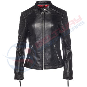 2024 vestes vertes en cuir de haute qualité pour dames nouveau style veste d'hiver pour femmes pour veste en cuir pour femmes - Product Image 5