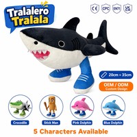 Figurine CE CPC Sahur, Meme Amusant Brainrot Tralalero Tralala, Figurines Créatives Requin, Jouet en Peluche Super OEM ODM, Fournisseur Unique