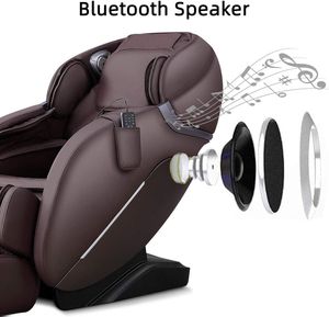 Fauteuil de massage complet, inclinable en apesanteur, mode automatique, technique de massage, airbags, massage avec étirements de yoga, contrôle par application, négatif - Product Image 6