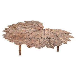 Gold Color Designer Fancy Look Living Room Center and Coffee <b>Table</b> With <b>White</b> Color Floral Mother of Pearl Design <b>Side</b> <b>Tables</b> - Product Image 4