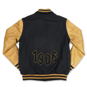 Veste universitaire en laine alpha de haute qualité, design personnalisé, vêtements grecs, manches en cuir véritable, vêtements d'hiver - Product Image 2