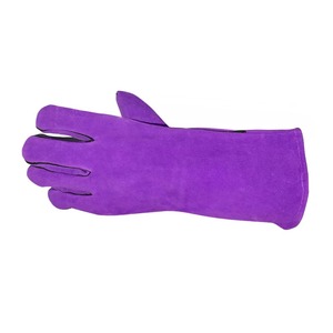 Gants de soudage en cuir de vache de qualité supérieure résistants au feu équipement de soudage industriel bon marché anti-coupure anti-dérapant fonctions anti-chaleur - Product Image 4