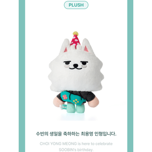 TXT SOOBIN - HBD Official MD CHOI YONG MEONG Plush Set <b>TOMORROW</b> X TOGETHER - Product Image 4