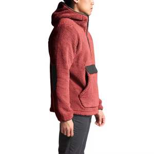 Customizable <b>Men's</b> Warm <b>Fleece</b>-Lined Zip Hoodies Winter <b>Sherpa</b> Hooded Jacket Embroidered Streetwear Thick Full Sleeve Sweatshirt - Product Image 6