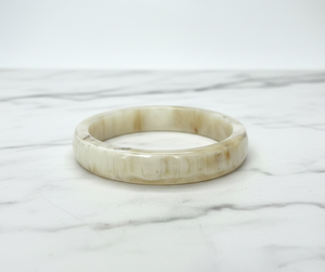 Brazalete de Cuerno de Búfalo Moderno, Ecológico, Pulido a Mano, de Alta Calidad, Personalizado, con Servicio de Grabado para Bodas - Product Image 3