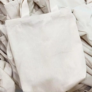 Sac fourre-tout écologique personnalisé recyclé coton biologique toile réutilisable en vrac avec logo personnalisé pour cadeau stockage de voyage - Product Image 1