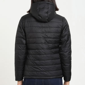 Women's <b>Quilted</b> Puffer Jacket New Fashion Winter Warm Bubble <b>Hoodie</b> with Cotton Filling Printed Woven Fabric Heated Breathable - Product Image 4