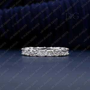 0.20 CT สดใสตัด Moissanite แหวนแต่งงานเพชรสดใสเพชรวงนิรันดร์เต็มรูปแบบเพชรตลอดไปของขวัญแหวนเจ้าสาว - Product Image 4