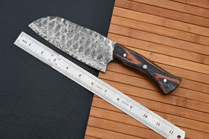 Juego de Cuchillos de Chef OEM al por Mayor, Cuchilla de Acero de Damasco Hecha a Mano de Alta Calidad, Borde Dentado, Cuchilla de Cambio Rápido, Industrial - Product Image 2