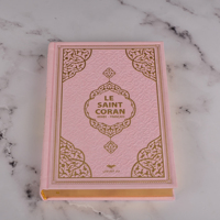 Livre du Coran Traduit en Français 17x24 cm Cadeau Familial Musulman pour l'Aïd Produit d'Impression Papier et Carton