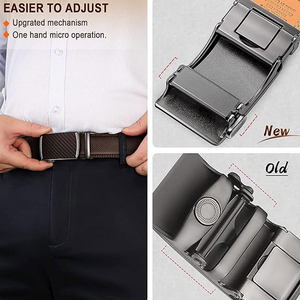 Cinturón de piel de vaca con logotipo personalizado de alta calidad para hombre estilo informal acero para hebilla Cinturón de piel de vaca Original al por mayor - Product Image 6