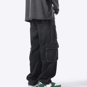 Pantalones Deportivos con Lavado Ácido al por Mayor, Pantalones Deportivos de Alta Calidad para Hombre con Bolsillos, Pantalones Deportivos con Logotipo Personalizado para Hombre - Product Image 2