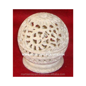 Soporte de vela tallado de esteatita Natural, diseño hermoso y atractivo, portavelas de luz de té, uso para decoración del hogar - Product Image 1