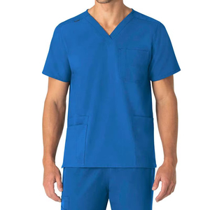 Uniformes d'hôpital Ensemble de gommages avec logo personnalisé Ensembles de gommage médical Infirmière Spandex Scrubs d'allaitement Ensembles d'uniformes Infirmière - Product Image 1