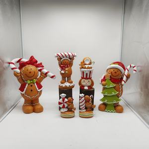 Joyeux Noël Décoration Soldats Résine Bonbons <span class=keywords><strong>Casse</strong></span>-<span class=keywords><strong>Noisette</strong></span> Cookie Maison Ornements de Table - Product Image 5