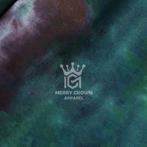 Short de survêtement décontracté tie-dye pour hommes super doux en coton polyester écologique avec broderie de logo personnalisé cordon de serrage à la taille - Product Image 3