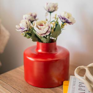 Stylish Metal Flower Vase Home Hotel <b>Decoration</b> Premium Tabletop Flower Holder - Product Image 3