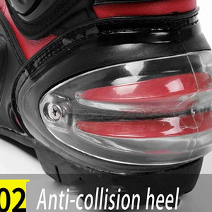 รองเท้าแข่งรถมอเตอร์ไซค์ หนังกันน้ำ ขนาดและสีตามสั่ง คุณภาพสูง ระบายอากาศ กันลม ใช้ได้ทั้งชายและหญิง - Product Image 6