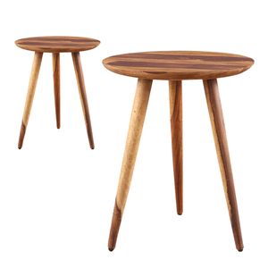 Mesa auxiliar de madera natural de nuevo diseño Mesa auxiliar de sala de estar hecha de madera de estilo tradicional Comprar a un precio razonable - Product Image 2