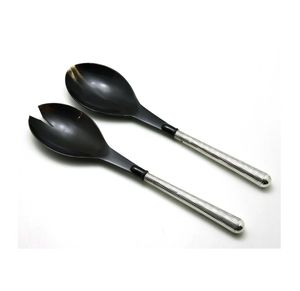 Ensemble de couverts à salade en bois de luxe de meilleure qualité faits à la main Vaisselle de cuisine de qualité-Cuillère et fourchette Outils de service - Product Image 2