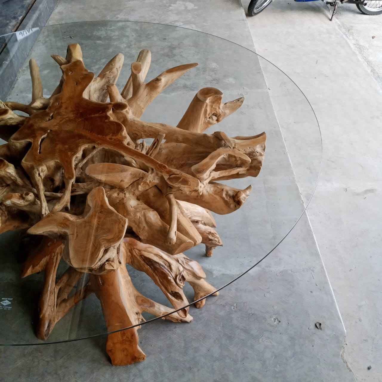 Tempered Glass Dia 160 cm Thick 8 mm