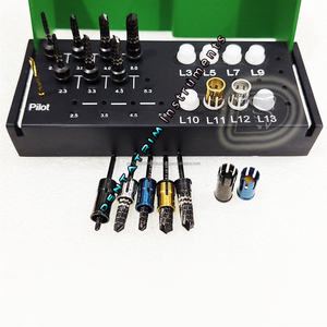 Kit de fresas de oseodensificación de logotipo personalizado con tapones de mangas Kit de taladro de cirugía dental con certificación CE Implantes Odontología - Product Image 3