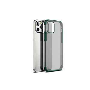 Funda de Silicona Verde Oscuro Premium Netzy SAFA Volks para iPhone 12 Pro, Funda Protectora para Teléfono Móvil con Recubrimiento Electrolítico Compatible - Product Image 1