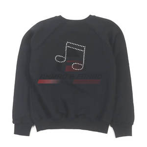 Venta caliente mujer sudadera con diamantes de imitación por encargo nueva llegada cómoda mujer sudadera con diamantes de imitación hecho Pakistán - Product Image 3