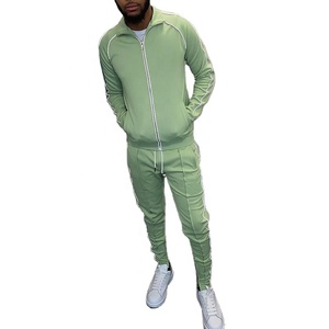2024 Logo personnalisé coupe-vent ensemble combinaisons joggeurs 2 pièces ensemble hommes fermeture éclair complète à capuche et joggeurs costumes 3m survêtement réfléchissant - Product Image 2