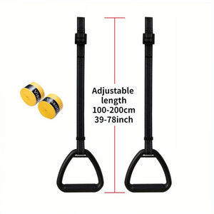 Barre de traction horizontale suspendue pour la maison, <span class=keywords><strong>anneaux</strong></span> de sport, traction vertébrale, trampoline, entraînement individuel pour les passionnés de fitness - Product Image 3