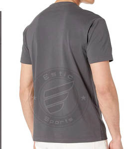 Camiseta de algodón de alta calidad para hombre Camiseta extragrande de peso pesado en blanco Impresión Popular para hombre con logotipo personalizado - Product Image 4