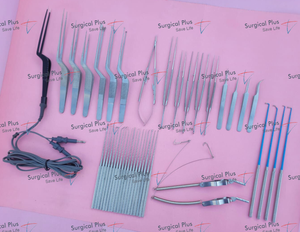 Juego de Instrumentos de Microcirugía Neuroquirúrgica Yasargill de 43 Piezas - Product Image 1