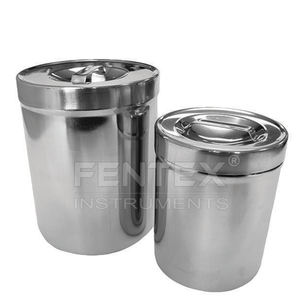 High Quality 304 Stainless Steel Dressing Jars with Cover - Product Image 2