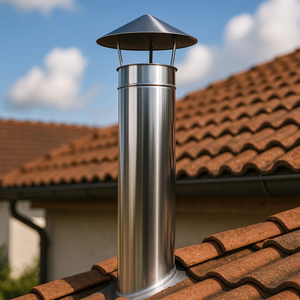 Đường Kính 180Mm Dày 0.5Mm Cao Ống Khói Thép Không Gỉ 500Mm Chiều Dài Ống - Product Image 2