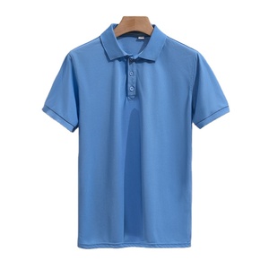 Camiseta Polo de Manga Corta para Hombre, Color Sólido, Verano, Diseño Personalizado con Logotipo Bordado e Impreso, Especializada en Shopee, OEM - Product Image 1