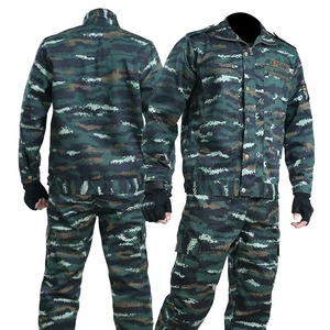 Ensemble d'uniformes de camouflage ACU de style printemps-automne pour hommes Veste et pantalon tactiques d'extérieur pour la réparation de la construction et le combat - Product Image 1