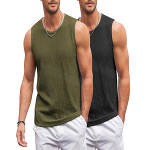 Débardeur respirant à séchage rapide en gros bas prix débardeur sans manches vêtements d'entraînement hommes débardeur - Product Image 1