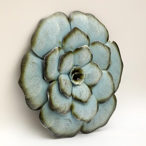 Fabriqué à la main fer métal mur Art panneau grande fleur fonctionnel extérieur suspendu décor Art déco encadré décor à la maison mur intérieur - Product Image 2