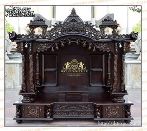 Atractivo Mandap de Madera para Bodas Indias, Maravilloso Mandap de Madera con Diseño de Pavo Real en Londres, Decoración de Mandap de Madera para Bodas Hindúes en Canadá - Product Image 4