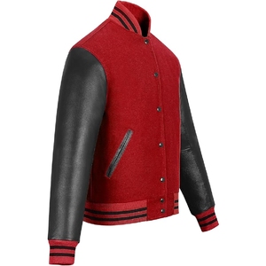 Cómoda chaqueta Varsity para mujer, elegante bombardero de béisbol informal, ropa de abrigo Letterman, chaqueta de béisbol universitaria para hombres - Product Image 6