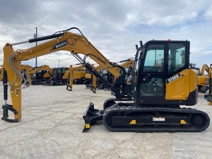 Excavadora compacta SANY SY80U, precio de 2022, maquinaria de construcción, motor Yanmar, incluye cojinete de engranaje de Motor, ¡otra maquinaria a la venta! - Product Image 2