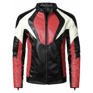 Hot Selling New Fashion Men's Waterproof Genuine Leather Motorcycle Jacket Customized <b>Motorbike</b> Jacket for Winter - Product Image 1