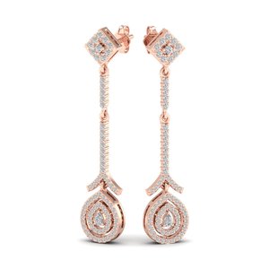 REYES High End 14K 18K 22K Gold Lab Grown Diamond Pendientes Diseño clásico Mujeres brillantes Joyería de moda Pendientes de regalo de compromiso - Product Image 5
